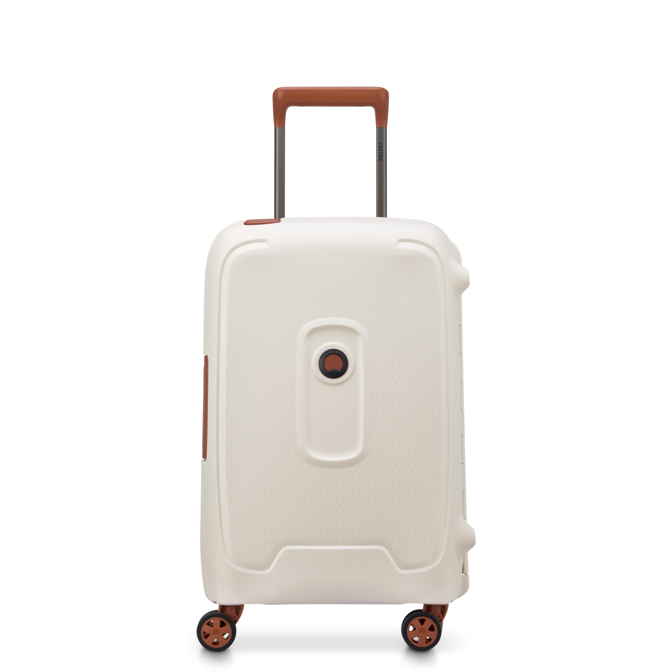 DELSEY Paris - MONCEY - Valise Cabine Rigide Matière Recyclée et Recyclable - 55x35x25 cm - 38 litres - S - Angora