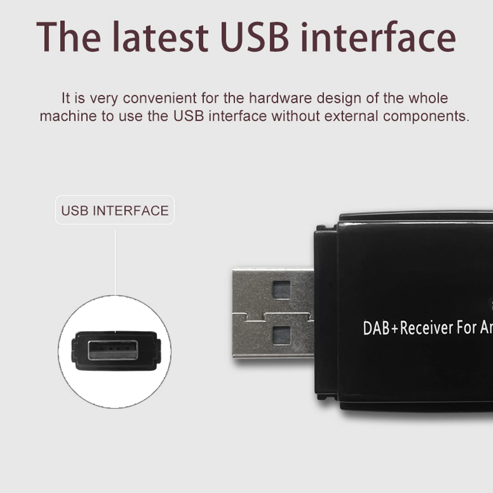 Récepteur Radio numérique Dab pour Voiture, Adaptateur Universel pour Android 4.4, Navigation Automobile