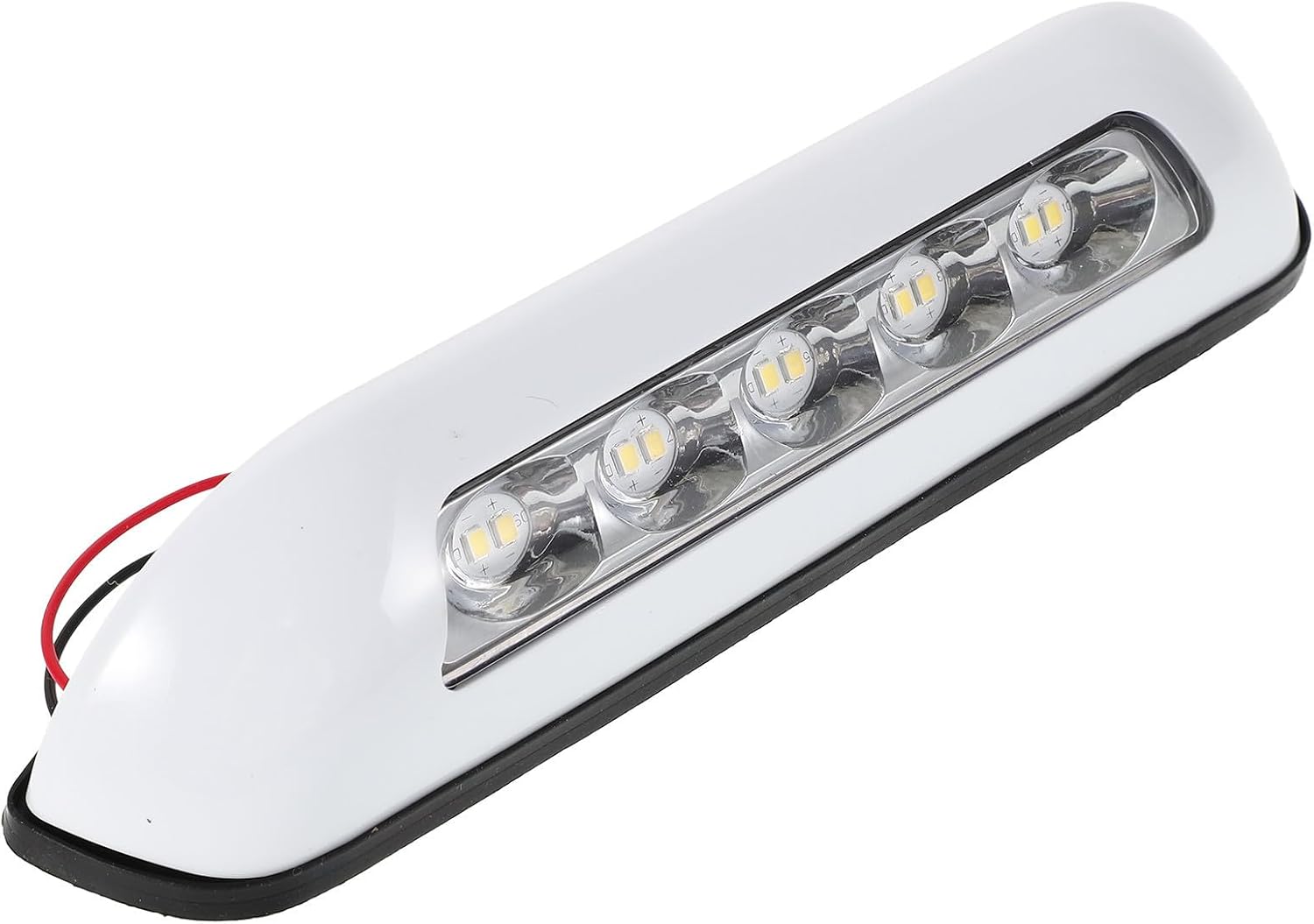 Waterproof White LED Rv Porch Light Fixture for Outdoor Use Portable Pp Material Rv Light Outdoor Suitable for Trailer and Awning in Modifications