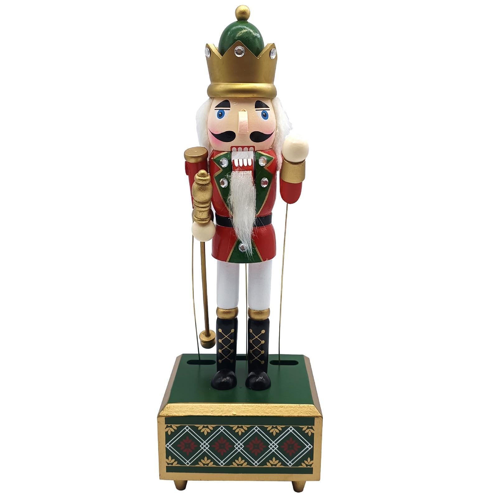 Amazon.co.jp: クリスマス くるみ割り人形 オルゴール 木製 くるみ割り
