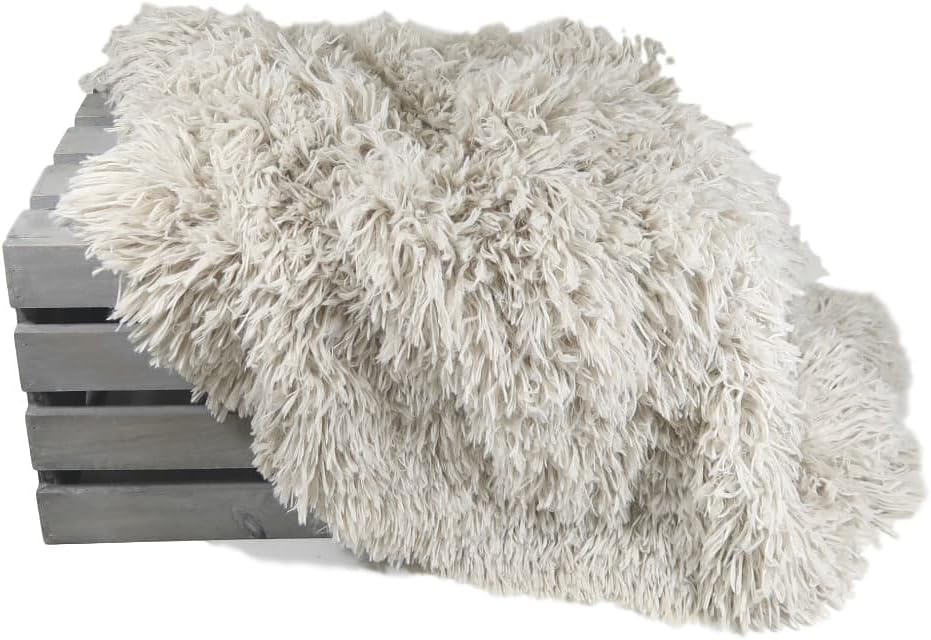 Vegan (Animal Friendly) Linen Beige Green Faux Flokati Fur, Newborn Photo Props, Hypoallergenic & Washable Baby Props, Basket Stuffer Fur Photography Props - CUSTOM PHOTO PROPS