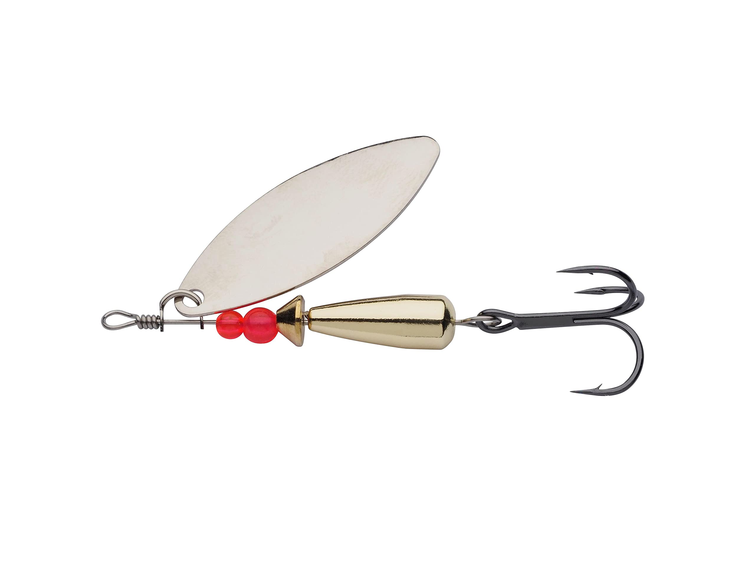 Abu Garcia Droppen Vide Spinner Köder | Strömungs-Spinner mit geringem Widerstand für das Angeln gegen die Strömung | Süßwasser-Spinnangelausrüstung für Forellen, Barsche und Äschen | Gelbbarsch, 6 cm