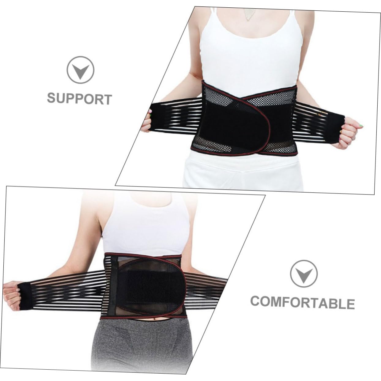 INOOMP Back Brace for Lower Back Pain,Back Support Belt for Women&Men,Breathable Design With Lumbar Support Pad-Belt for Lower Back Pain Relief
