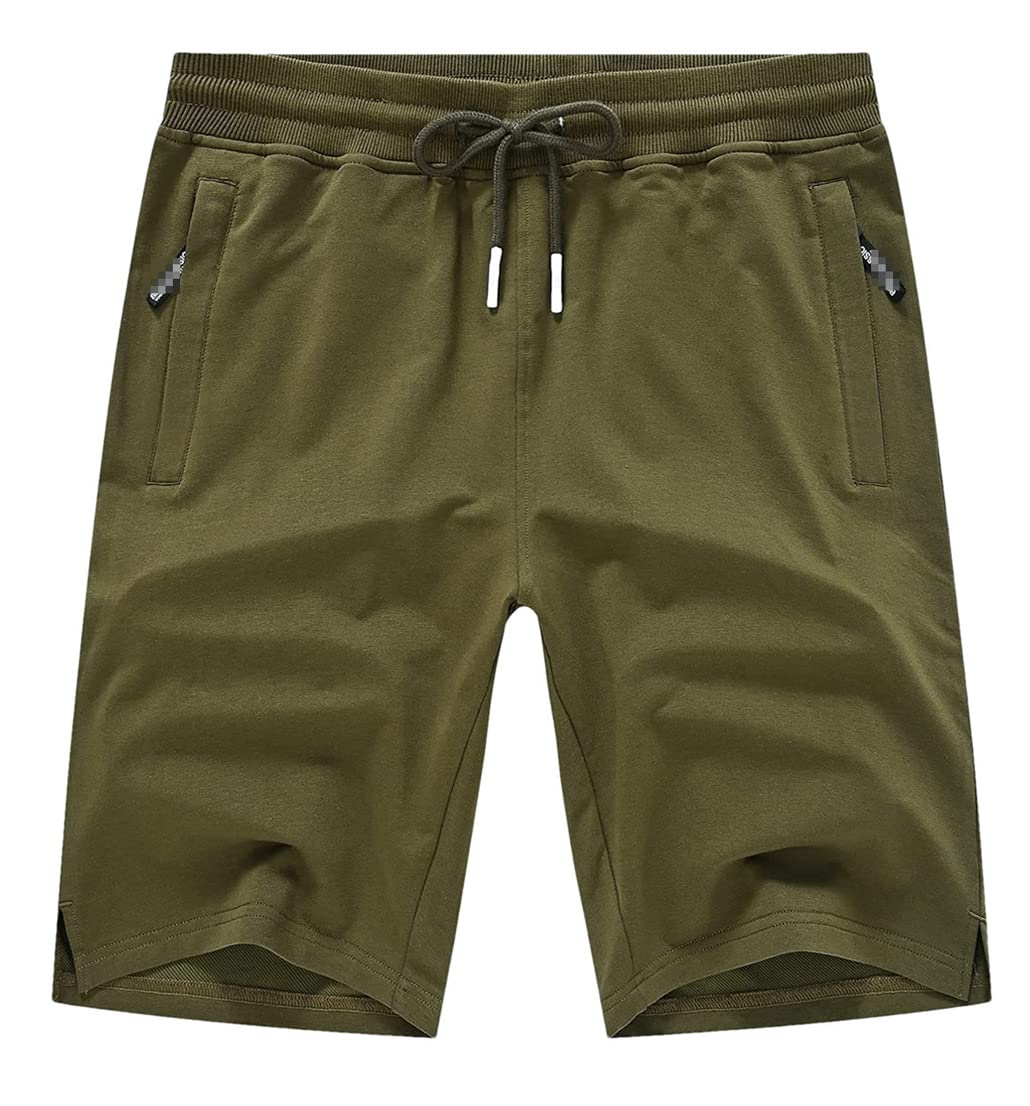 Męskie spodenki ze sznurkiem bawełniane slim fit elastyczne spodenki sportowe męskie codzienne spodnie dresowe do biegania odzież męska, 11, 32W