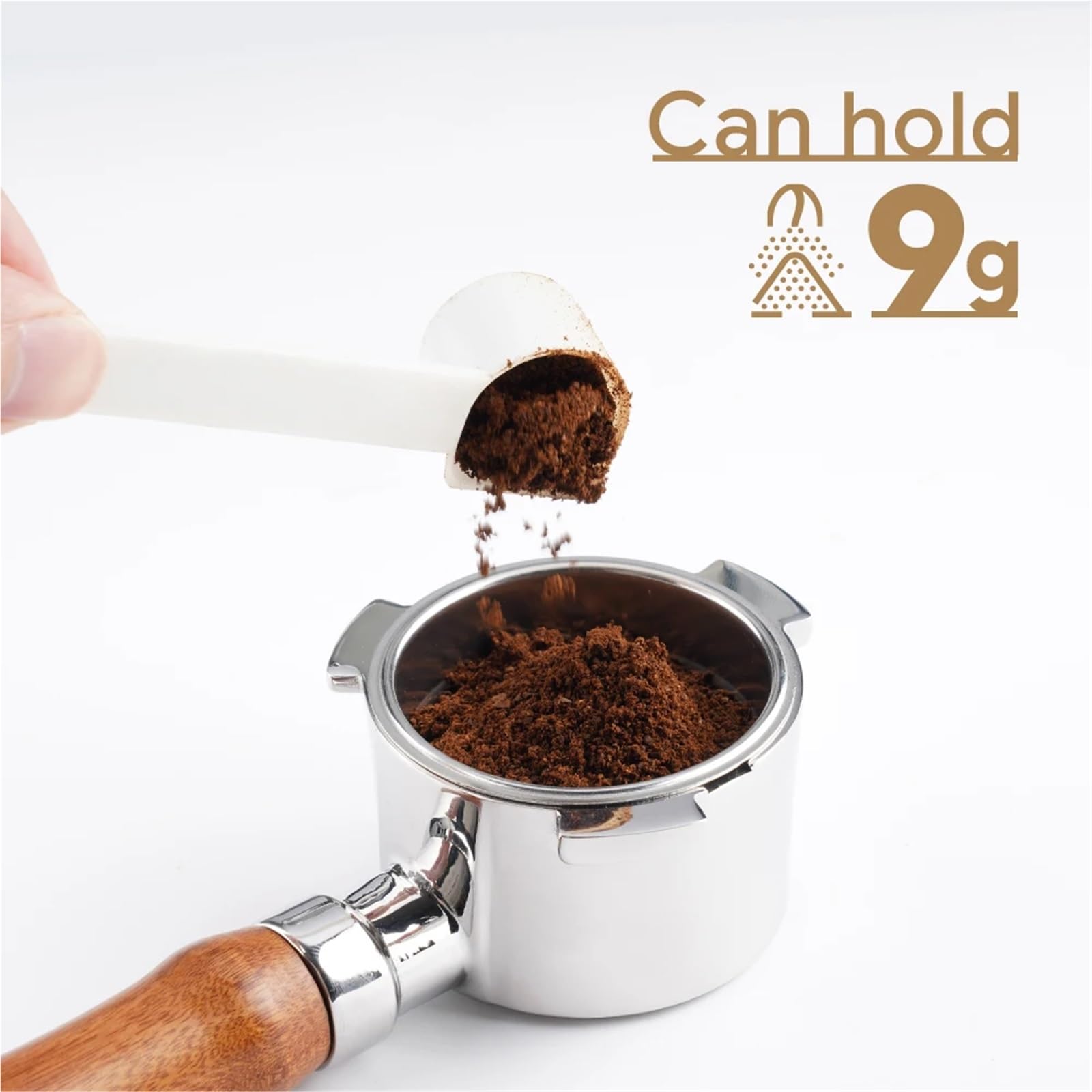 1 unidad de portafiltro repuesto for cafetera espresso, compatible con accesorios for máquinas café Para Café(54mm)