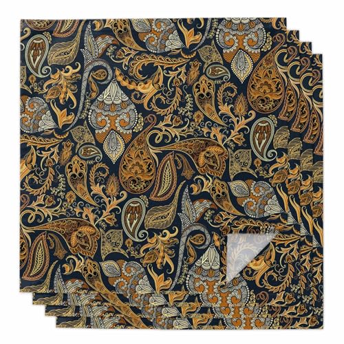 Servilletas de Tela Boho Floral Set de 4 20x20 pulg miniatura 1