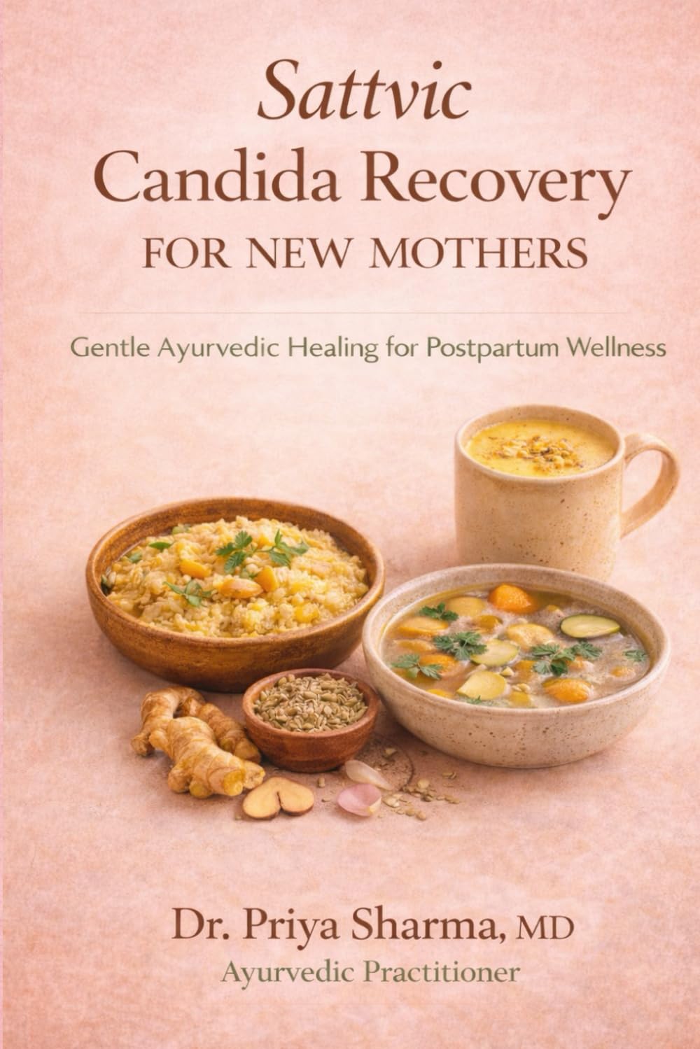 Sattvic Candida Recovery for New Mothers: Gentle Ayurvedic Healing for Postpartum Wellness: 65 Recipes & 3-Phase Protocol to Restore Vitality, Support ... & Heal Candida (The Sattvic Healing Series)