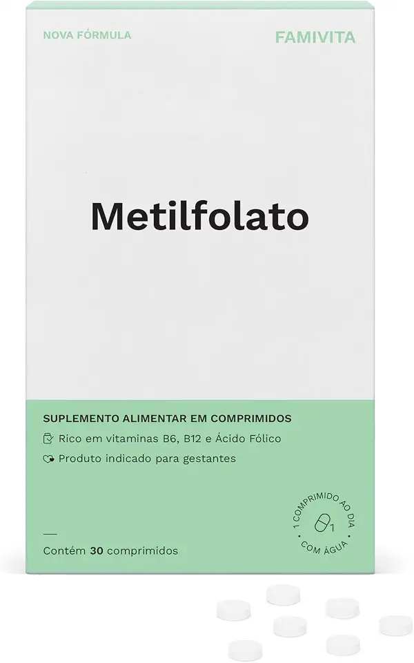 Metilfolato - A fonte bioativa do ácido fólico e o melhor aliado das gestantes (04 semanas)