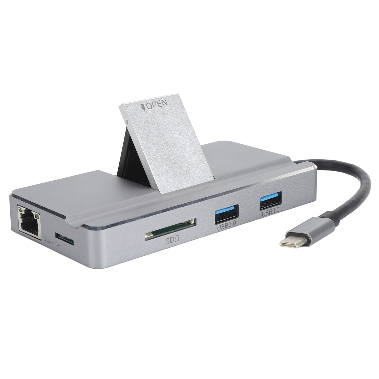 8 w 1 Hub USB C, 4K RJ45 PD