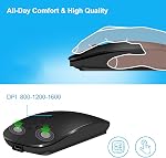 Souris sans fil Bluetooth USB C pour MacBook Air Pro iMac ordinateur de bureau, souris rechargeable sans fil Type C compatible avec portable/Surface Pro/iPad, souris silencieuse