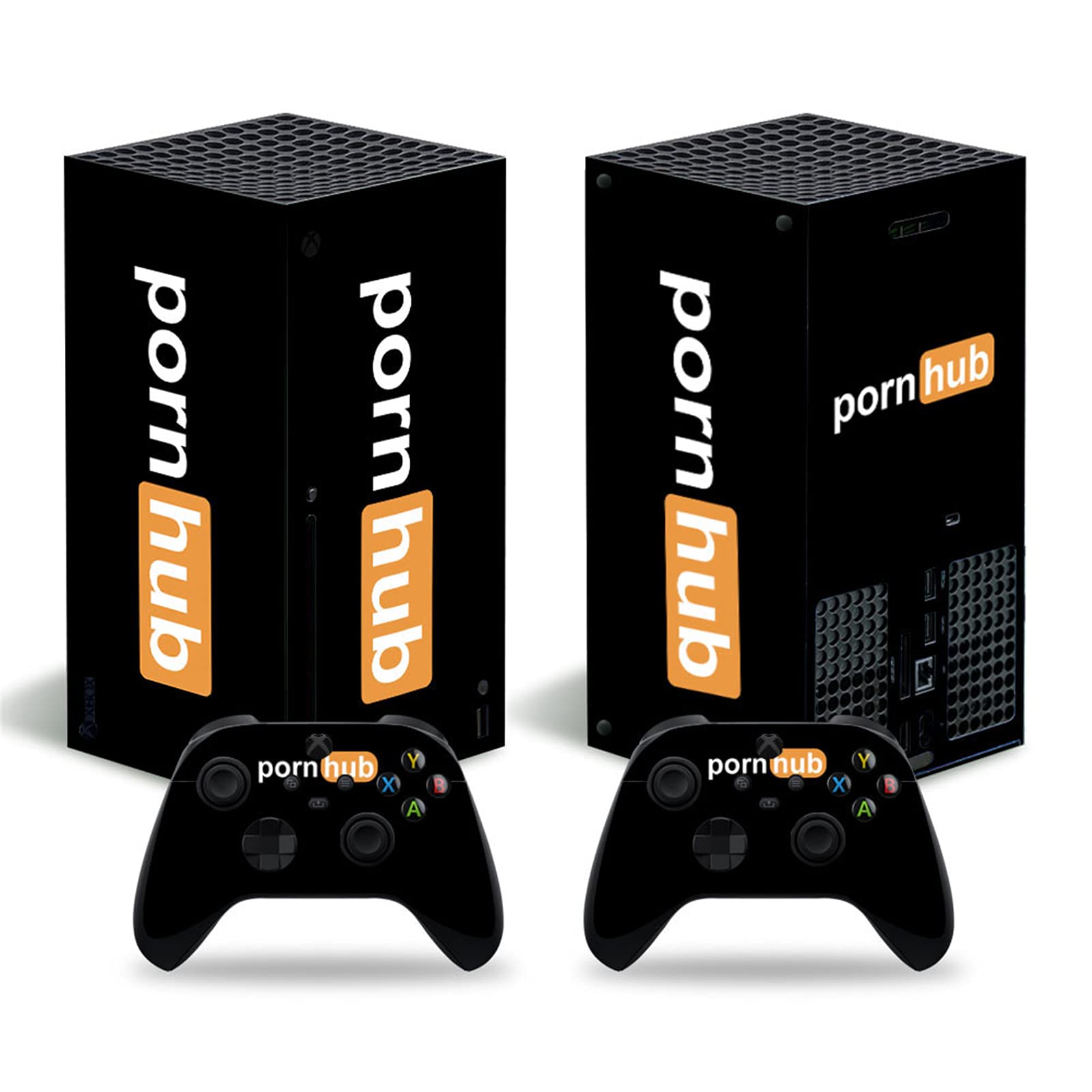 AXDNH For Xbox Series X Skin Protector Sticker for Microsoft Game Console and 2 Xbox Series X Controllers Vinyl Skin Cover 7138