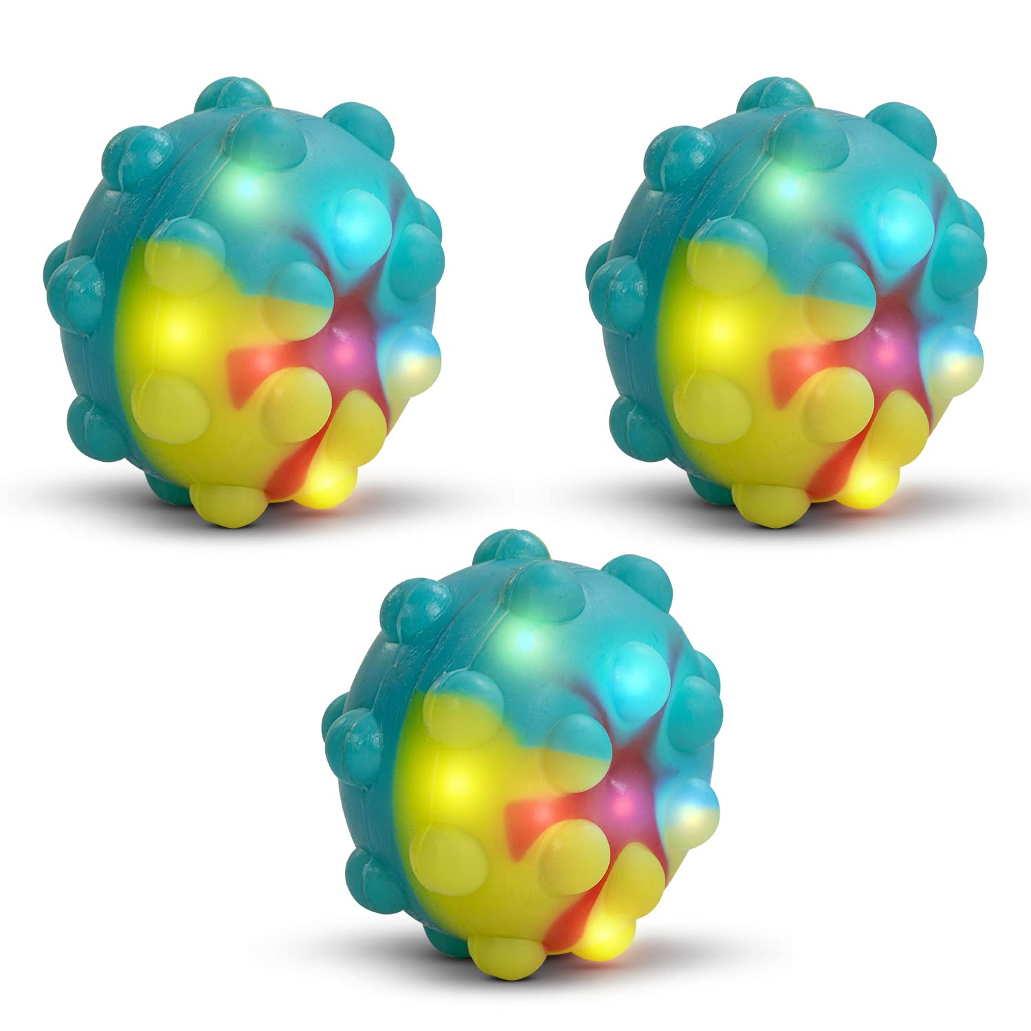 Baybee Pop It Lighting Ball Fidget Toys for Kids Adults, Push Popit Ball Fidgets, Sensory Stress Balls for Adults and Kids Anxiety Relief Silicone Pressure Relieving Squeeze Toys Novelty Gifts for Kids 3+ Years (Pack 3) (B0BSLHL6GD) Amazon Price History, Amazon Price Tracker