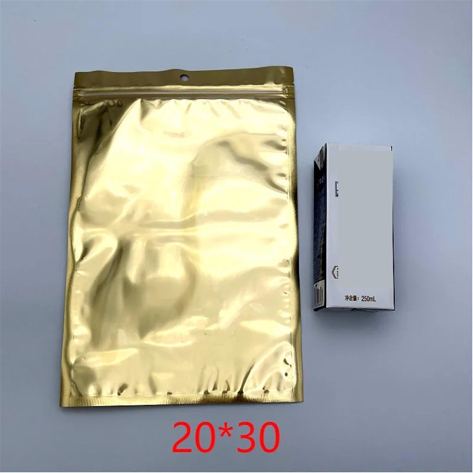 plastikowe torebki z zamknięciem, 50 szt. Aluminiowa torba z zamkiem błyskawicznym, samoprzylepna płaska torebka, zamykana na suwak, przechowywanie żywności w kawie, zamykane torby Mylar(18x26cm)