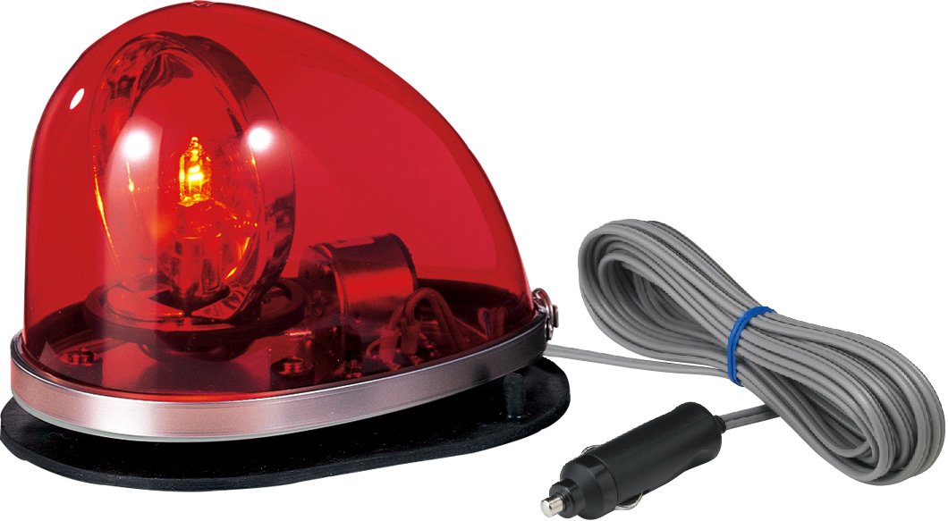 パトライト 流線形回転灯 HKFM-101G 赤色 12V(メタコン) Amazon | パトライト 流線型回転灯 ゴムマグネット着脱式 DC24V 赤