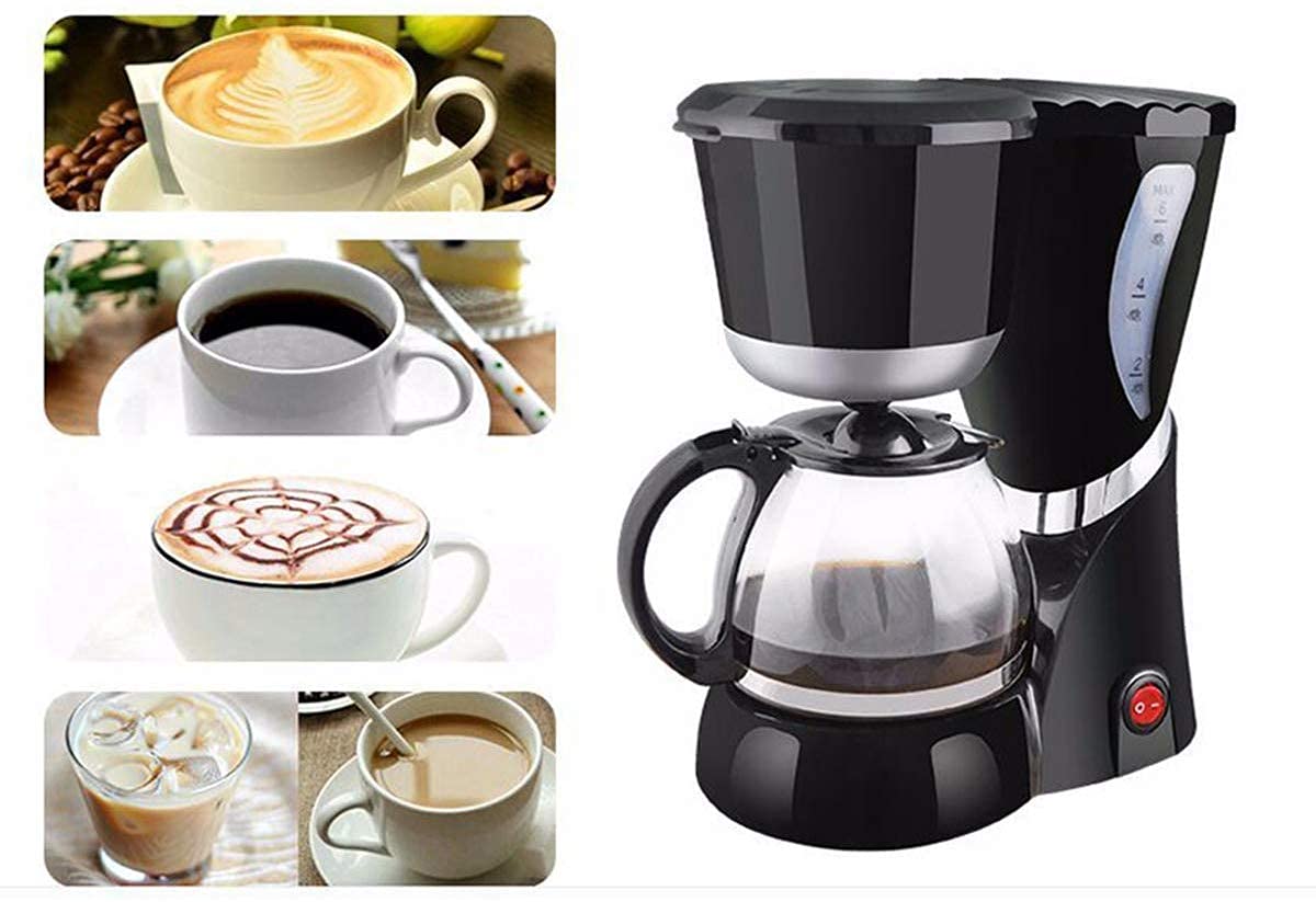 CUNTO Macchina da caffè portatile TEmkin, macchina da caffè con filtro completamente automatica, filtro antisecco, permanente e sistema antigoccia per preparare caffè moka e cappuccino