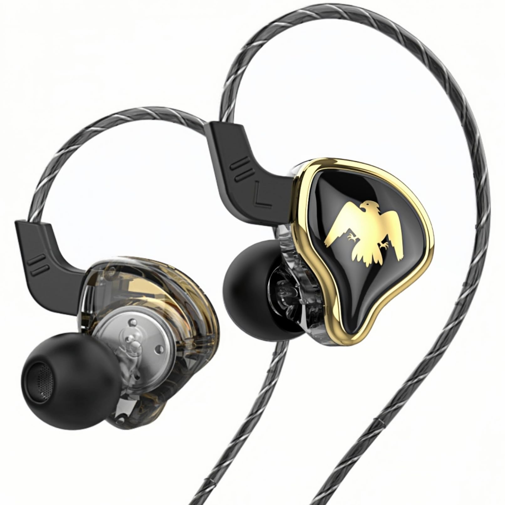 Amazon.com: HJX QKZ AK6 ARES HiFi Wired Earbuds with Microphone
