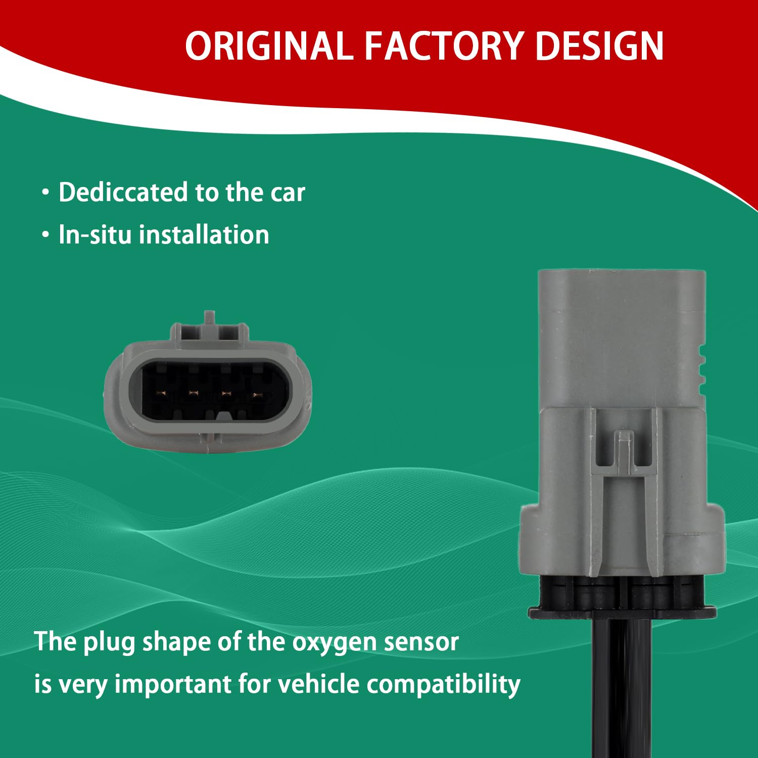 4 Pack O2 Sensors 4-Pack Oxygen O2 Sensor Set - Compatible With Chevy ...