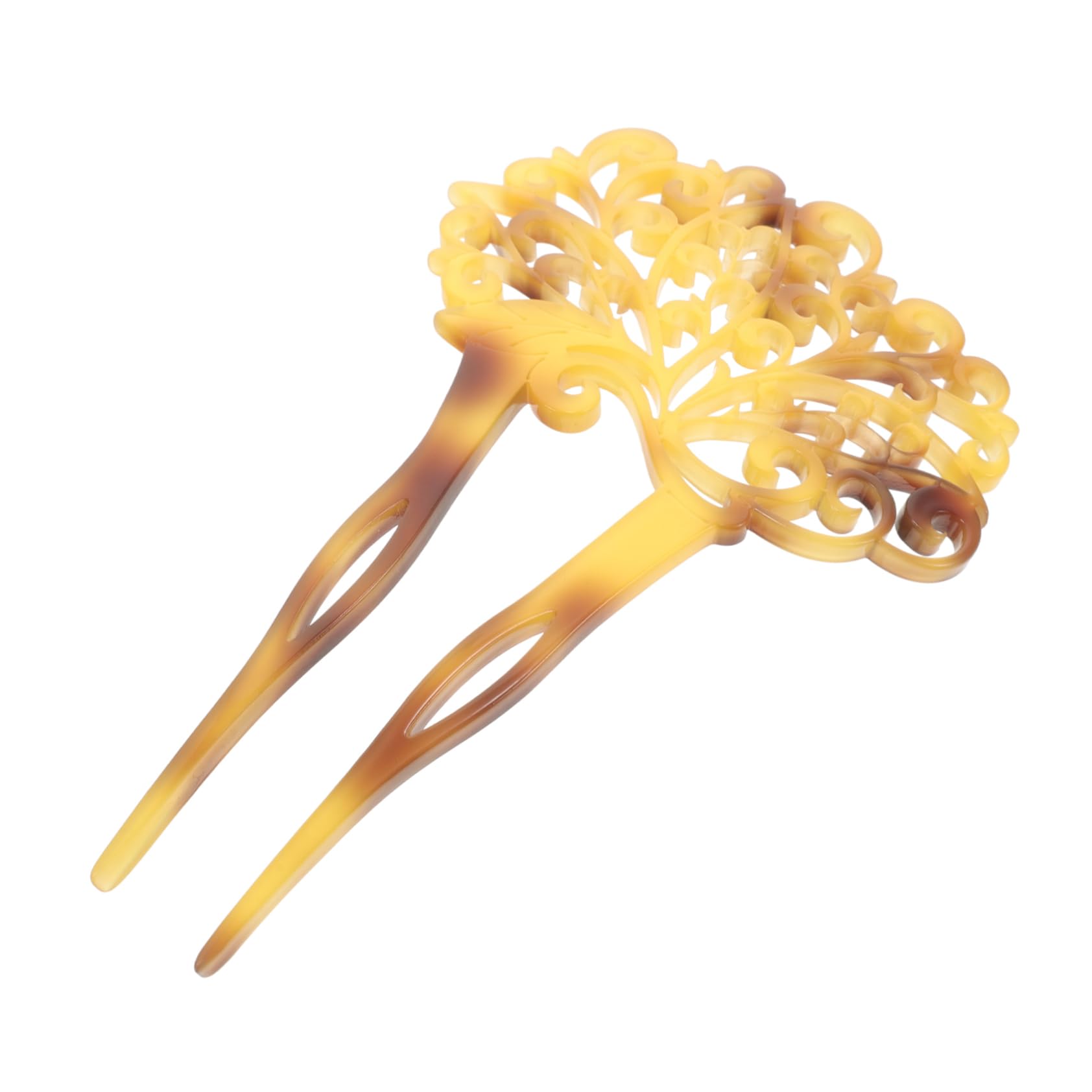 Didiseaon 3 Piezas horquilla antigua tiara pasadores pasador de pelo joyas para el cabello alfileres franceses palos de pelo Pavo real sombrerería Decorar Accesorios para el cabello Acrílico