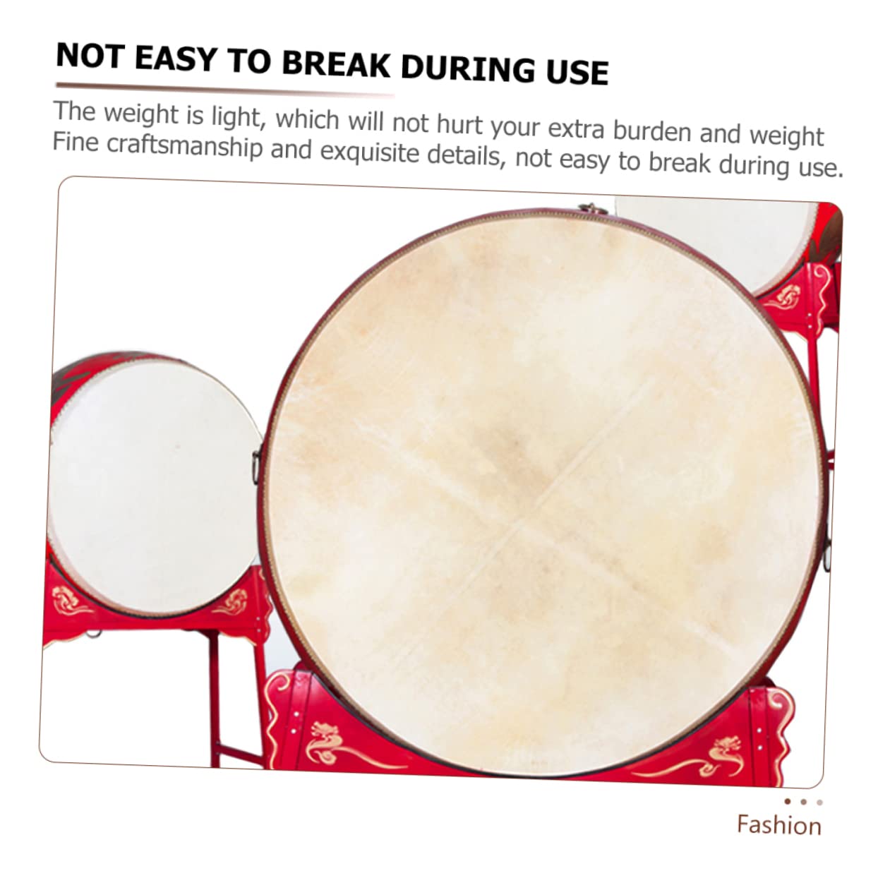 Generic Supple Musical Instrument Parts Drum Leather Leather African Drum Covers Random Style