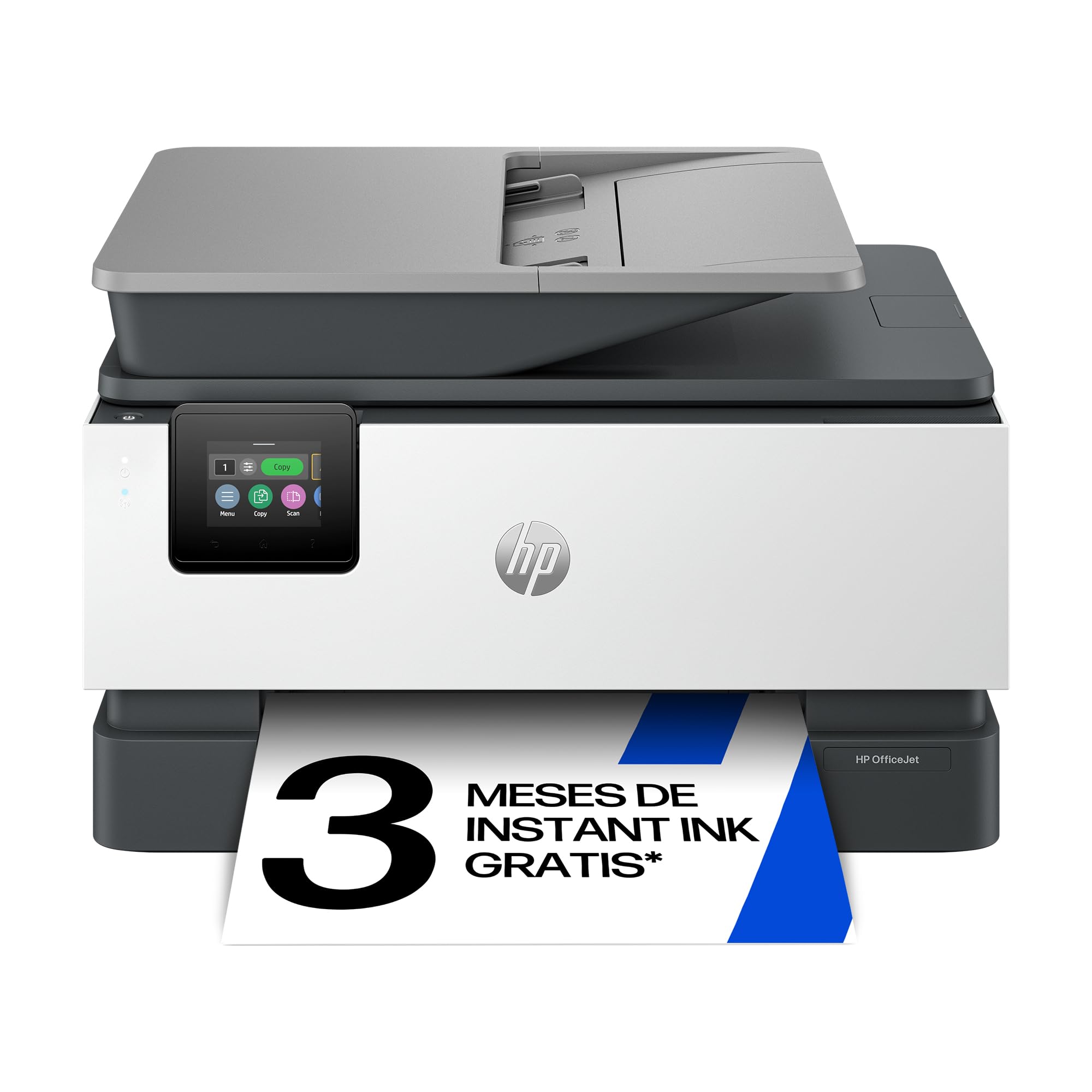 HP OfficeJet Pro 9120e, Professional A4 Color Inkjet Multifunction Printer, Copy, Scanner, Fax, Wi-Fi, Auto Duplex Printing, 22ppm, 3 Months Instant Ink with HP+, Grey