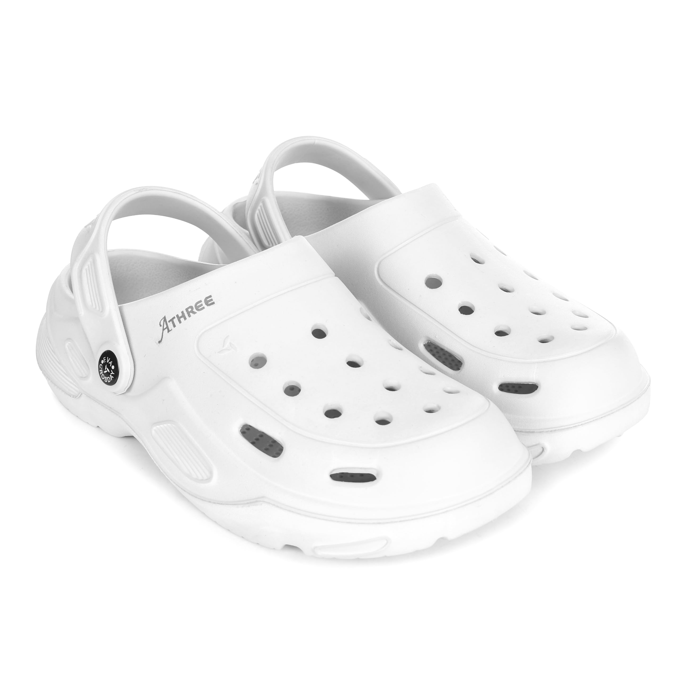 athree Premium EVA Clogs for Men, Lightweight Slip-On Sandals with Adjustable Back Strap, Breathable Vent Holes & Cushioned Comfort, Casual & Outdoor Footwear for Men's-picture-32