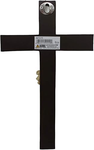 Miniatura 2 de Roman Giftware Inc., Colección de cruces religiosas, crucifijo de pared biselada de 8 pulgadas de alto, religioso, inspirador, duradero (1 x 5 x 8)