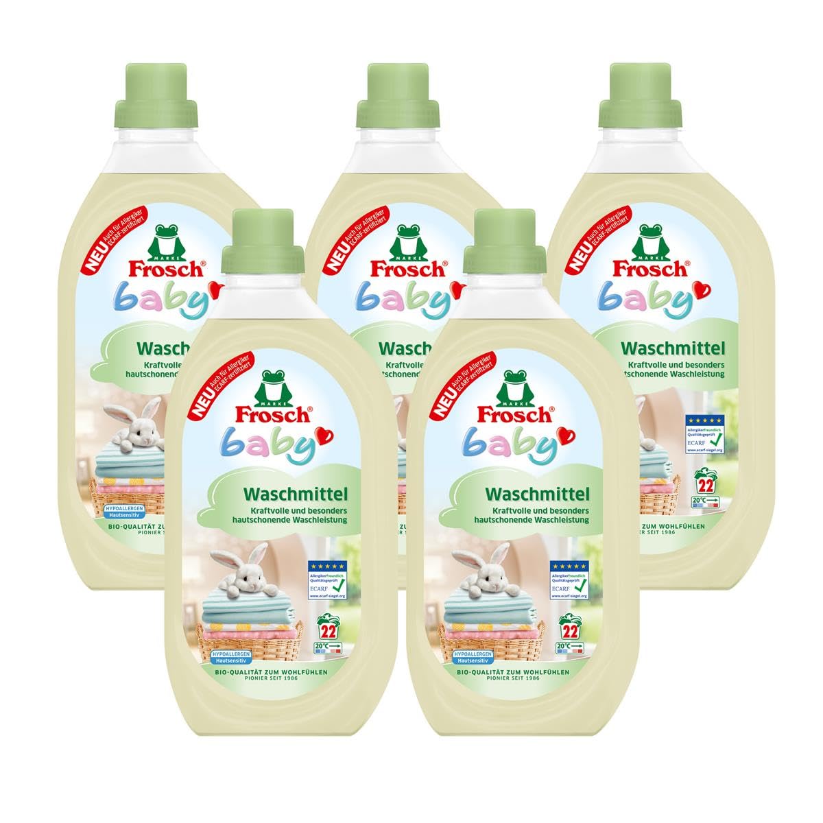FROSCH Baby detergent (5 x 21 washes)