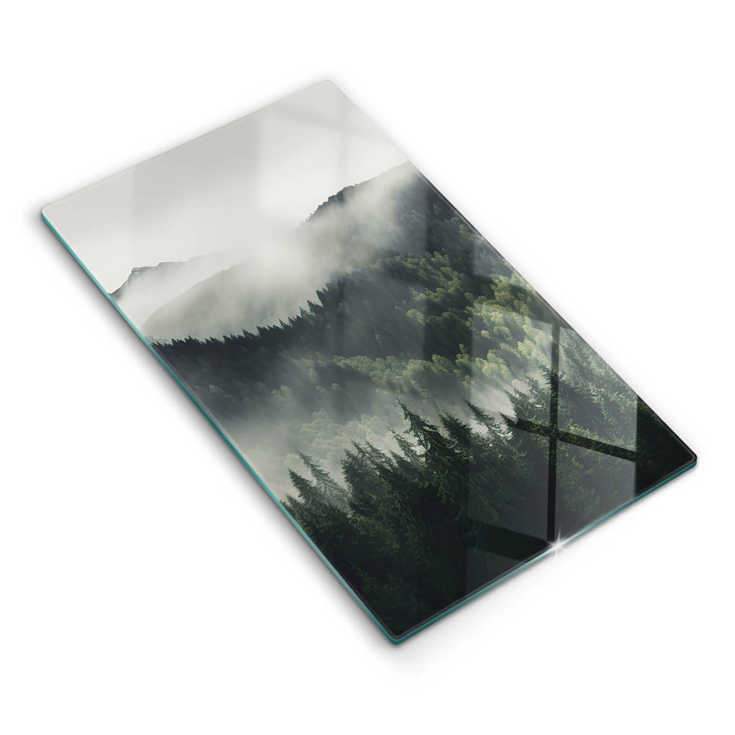 Plaque protection induction vitrocéramique 30x52cm couvre plaque cuisson paysage