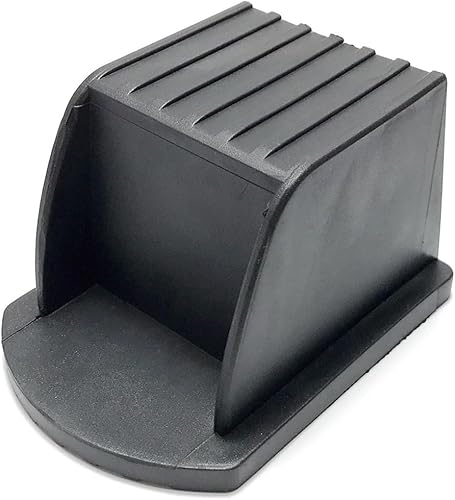 Miniatura 8 de Paquete de 1 alfombrilla de goma gruesa de 2.7 x 3.8 x 2.4 pulgadas, protector de suelo antideslizante para máquinas de entrenamiento, resistente