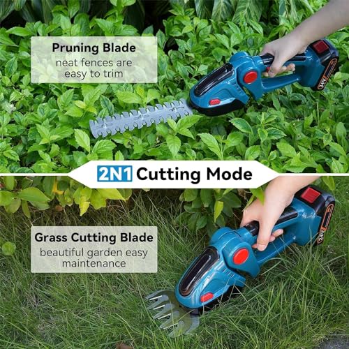 Cisaille de jardin compatible Makita 18V avec angle réglable à 90 degrés