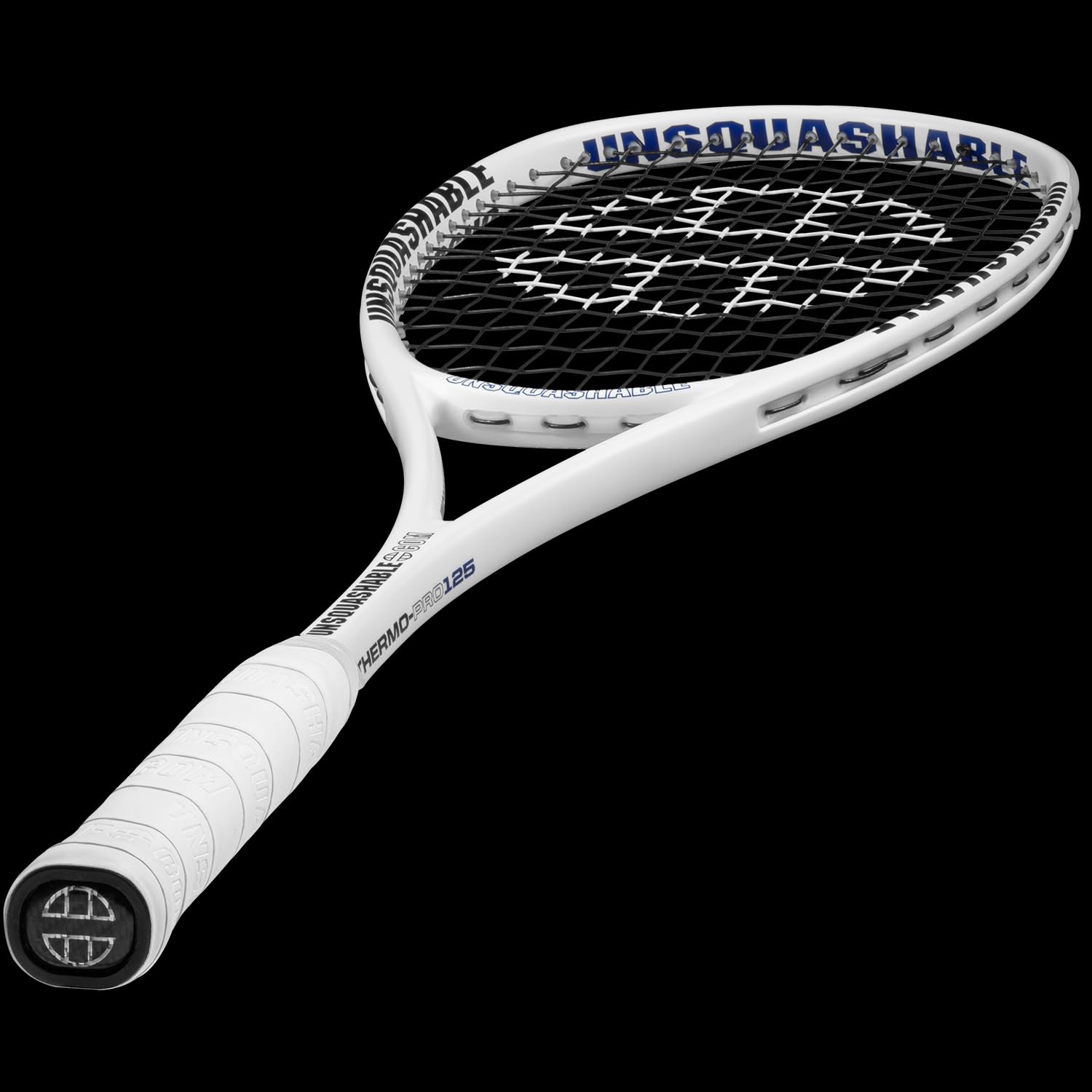 UNSQUASHABLE THERMO Squash Racket Series - THERMO-PRO 125 GMS Squash Racket for Superb Headlight Manoeuvrability and Highest Levels of Control