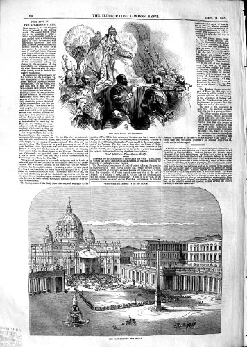 PERSONNES 1847 DE BÉNÉDICTION DE SCÈNE DE CORTÈGE DE PAPE PIUS ITALIE