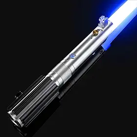 BSTSABER Sabre de luz duelo de controle de aplicativo atualizado, balanço suave, 16 conjuntos de efeitos sonoros, 3 efeitos de luz e 16 mudanças de cores, sabre de luz de metal para adultos presente