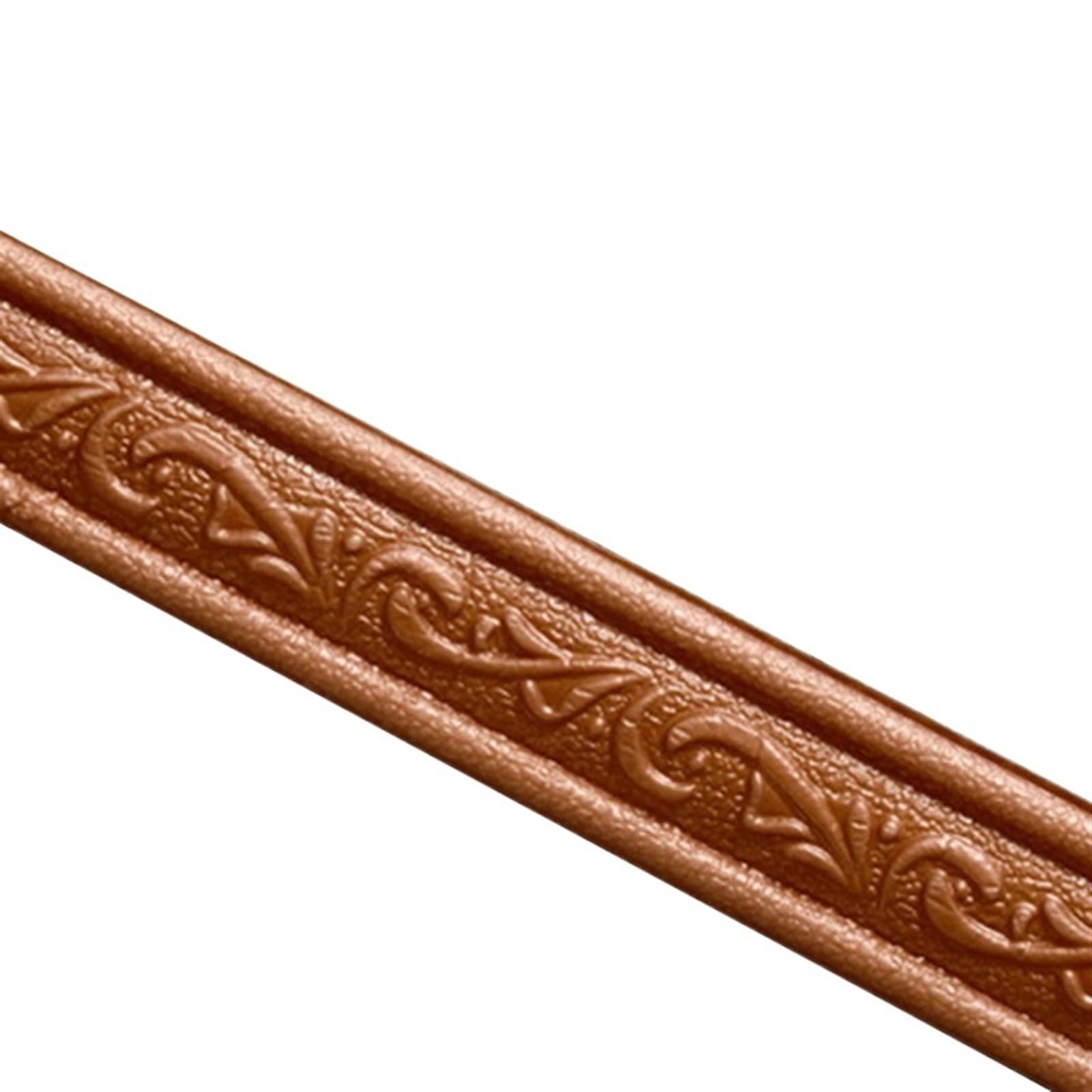 Yxinaer 230Cm X 4.5Cm-04 Dado Rail Self Adhesive Foam Wall Edge Strip Stickers Self Adhesive Waterproof Baseboard Corner Waist Line Sticker Border Home Decor(230Cm X 4.5Cm-04)