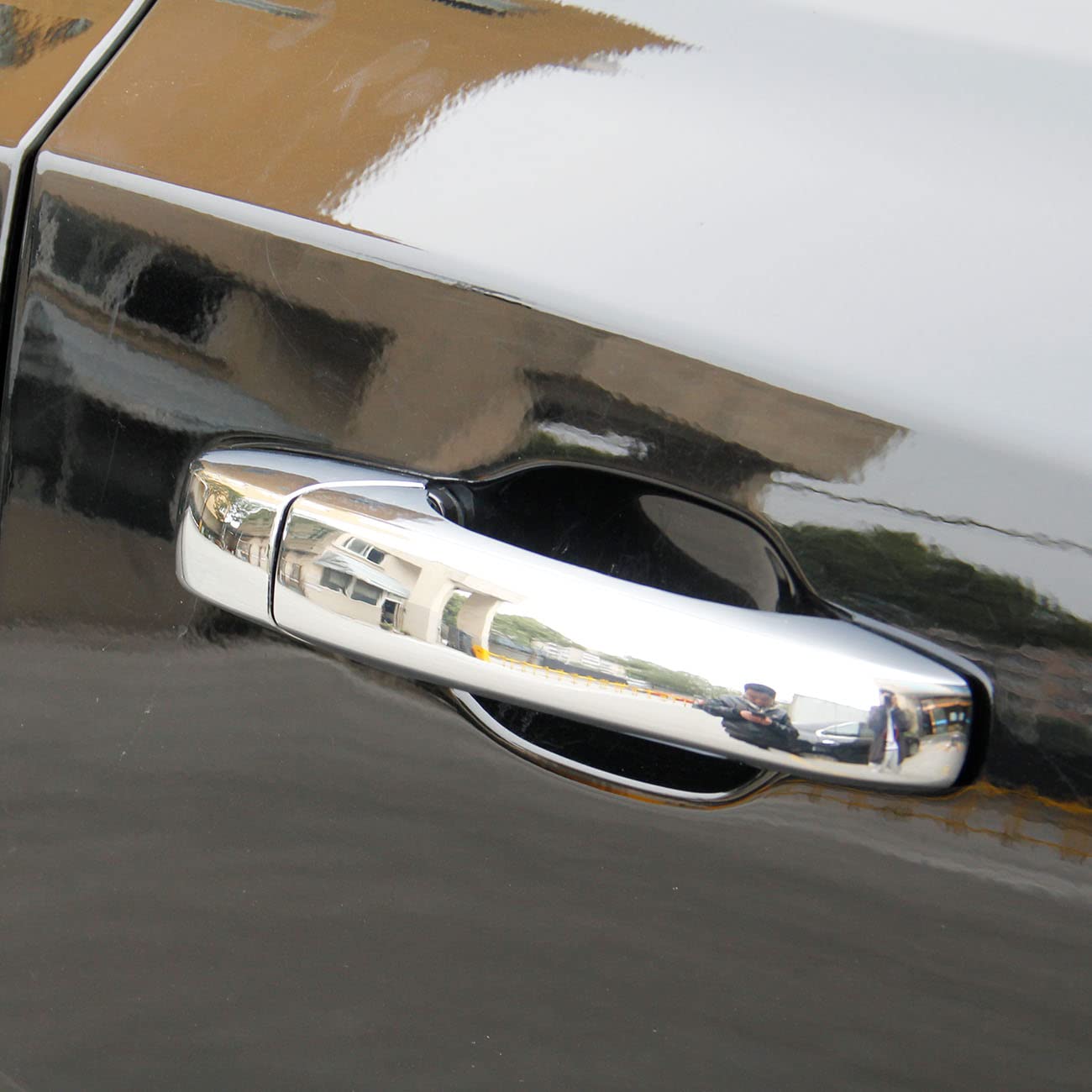 Patented Snap-On Chrome Door Handle Cover for 11-23 Dodge Durango
