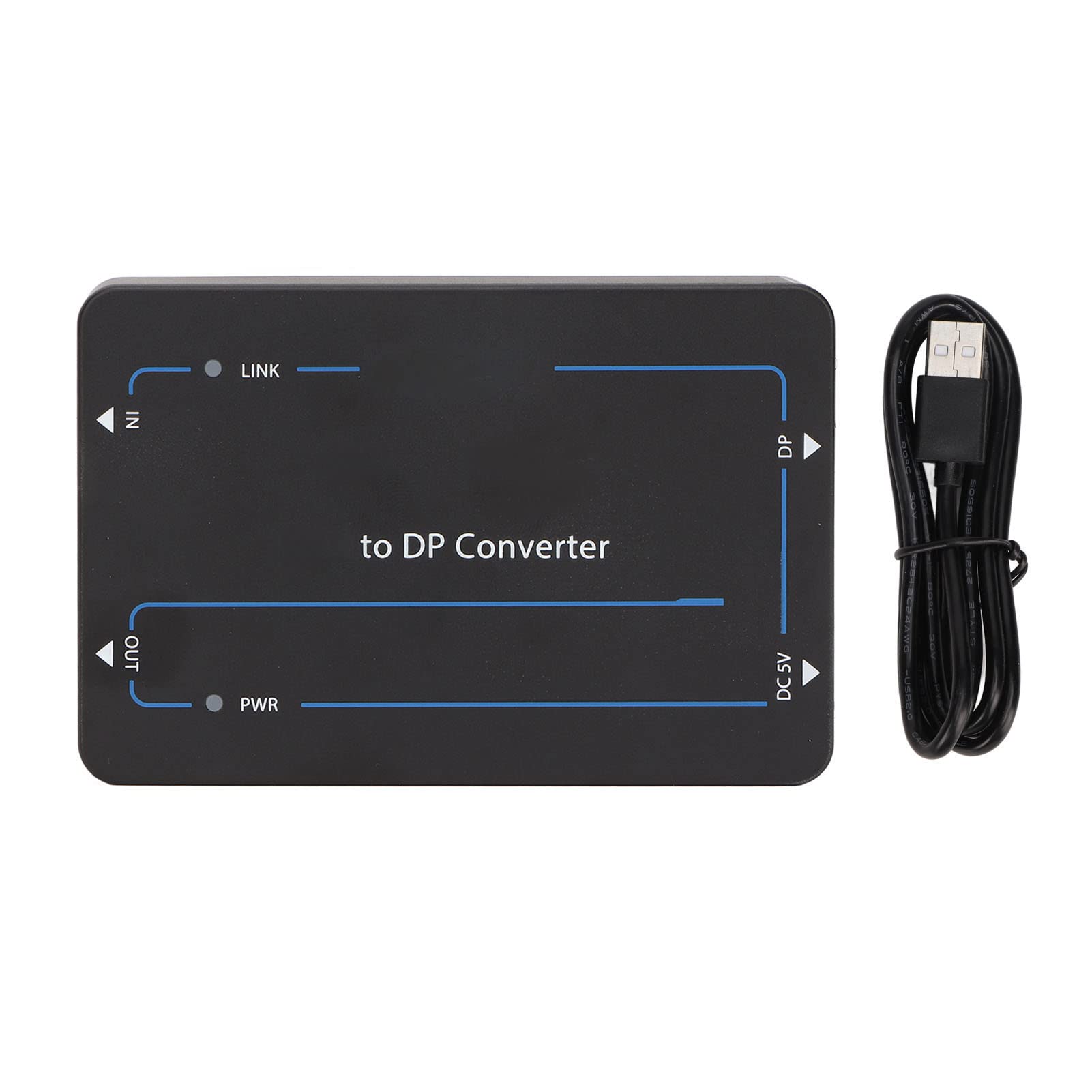 Adattatore da Interfaccia Multimediale HD 4K a Convertitore Video Ad Alta Risoluzione da 60 Hz Adattatore da HD a per Sistemi di Videoconferenza Materiale ABS