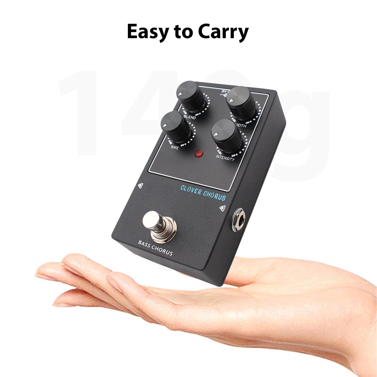 Generic Pedał Gitarowy Chorus, Technologia Analog Bucket Brigades, pedał Efektów Gitarowych True Bypass z funkcją Mieszania, szerokość Intensywności dla Gitary Basowej