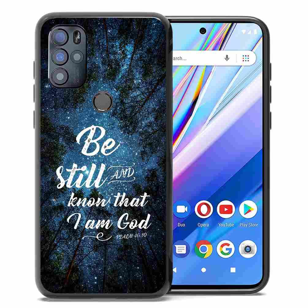 ABLOOMBOX for BLU G91 Pro Case for Girls Women Bible Verse Blue Magic Fairytale Forest, Anti Scratch Bumper Shockproof Protective Case Cover