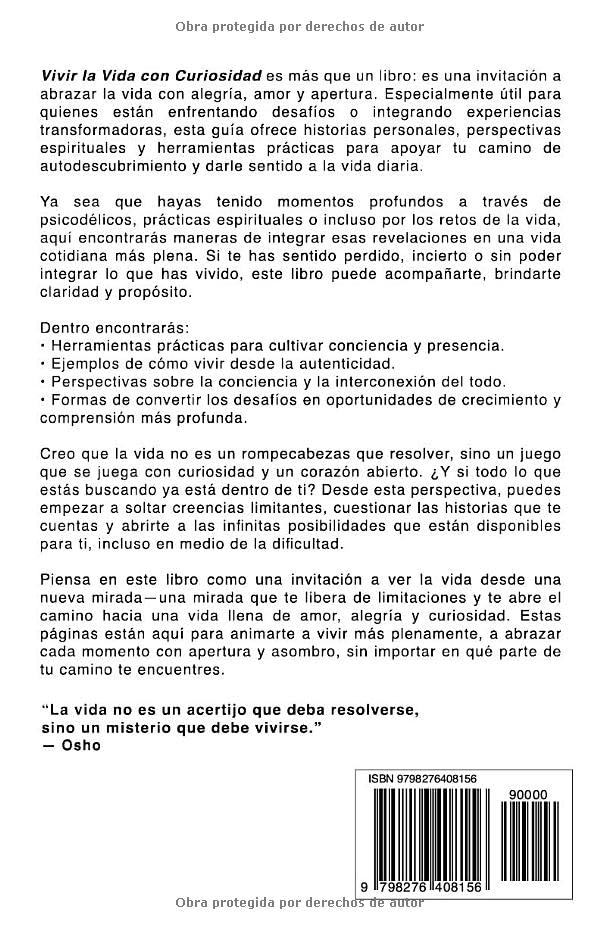 Miniatura 2 de Vivir la Vida con Curiosidad