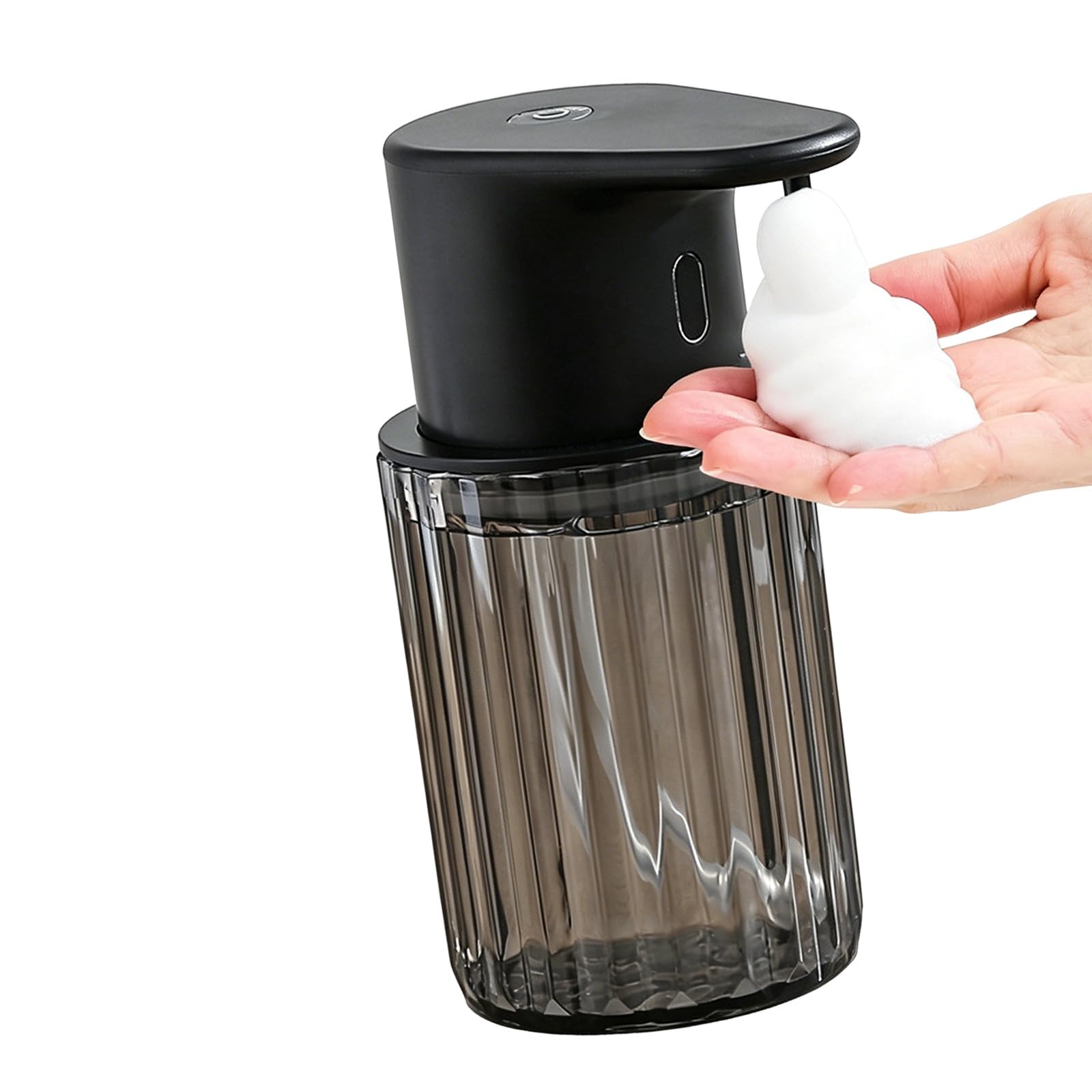 300ml Automatic Foaming Soap Dispenser Touchless Hand Soap Foam Dispenser Induction Hand Washer for Hotel Bathroom Bathroom Adjustable Detergent