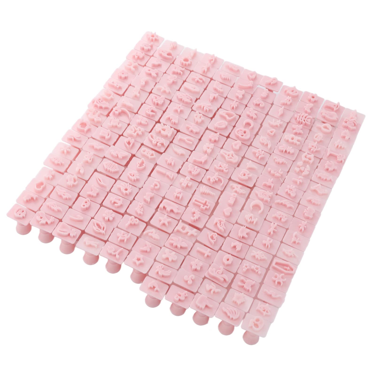 Kit di timbri per nail art 3D 192 pezzi, strumenti professionali per timbri per unghie, diversi modelli, timbri per manicure con linee chiare per design delle unghie fai te,