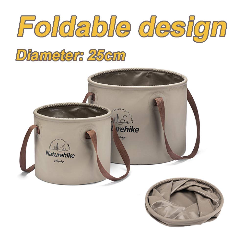 Secchio Pieghevole,12 E 20 Litri Secchio Da Pesca Pieghevole Portatile Multifunzionale Pesca Campeggio Giardinaggio