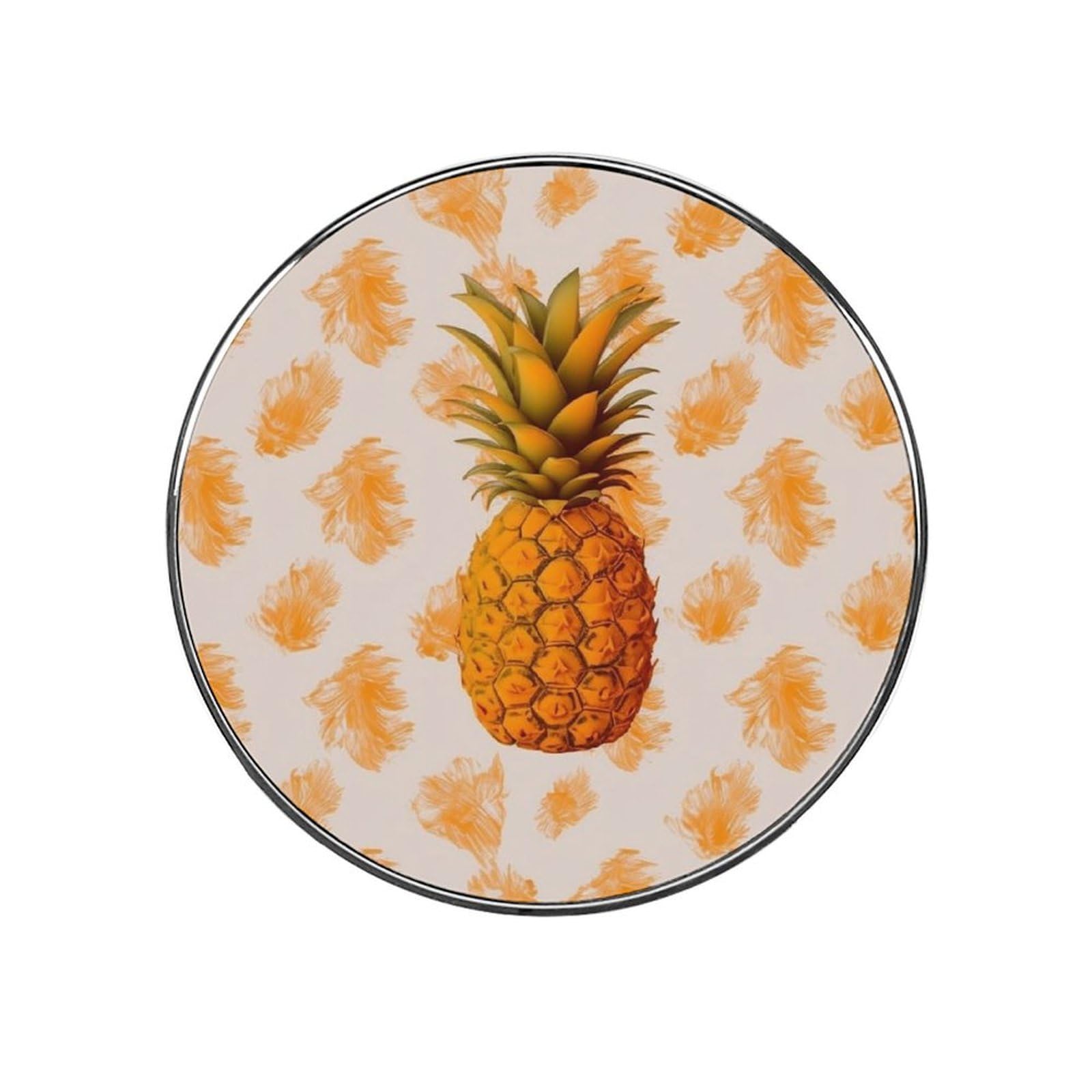 Fridge Magnets Waterproof Small Strong Magnets for Fridge Bright Orange Pineapple Refrigerator Magnets Kitchen Accessories Cute Decorative Magnets for Whiteboard Locker Office Home Decor