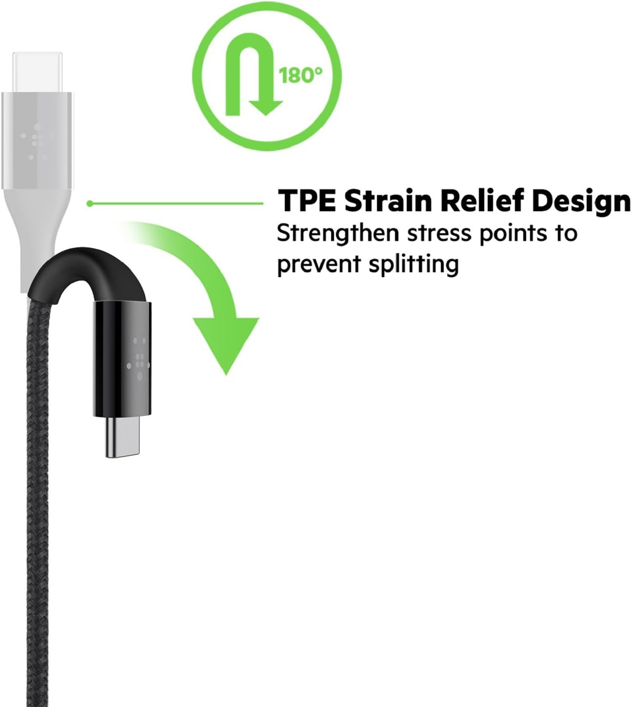Belkin MIXIT 4-Foot DuraTek USB-C to USB-A Cable (Black)