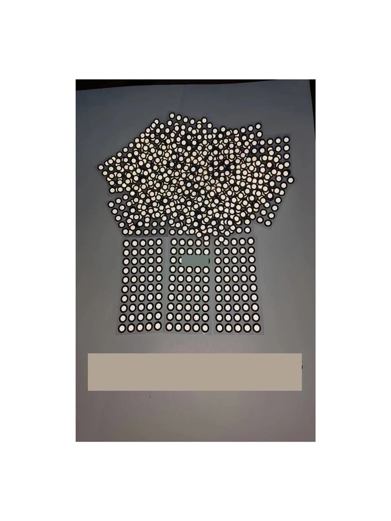 Cfwwsaq A 3D Scanner Markers, 1000 Point 3D Scanner Photogrammetry High Reflective Mark Point Mark Point 3D Scanner Target Point(1000 Point-01)