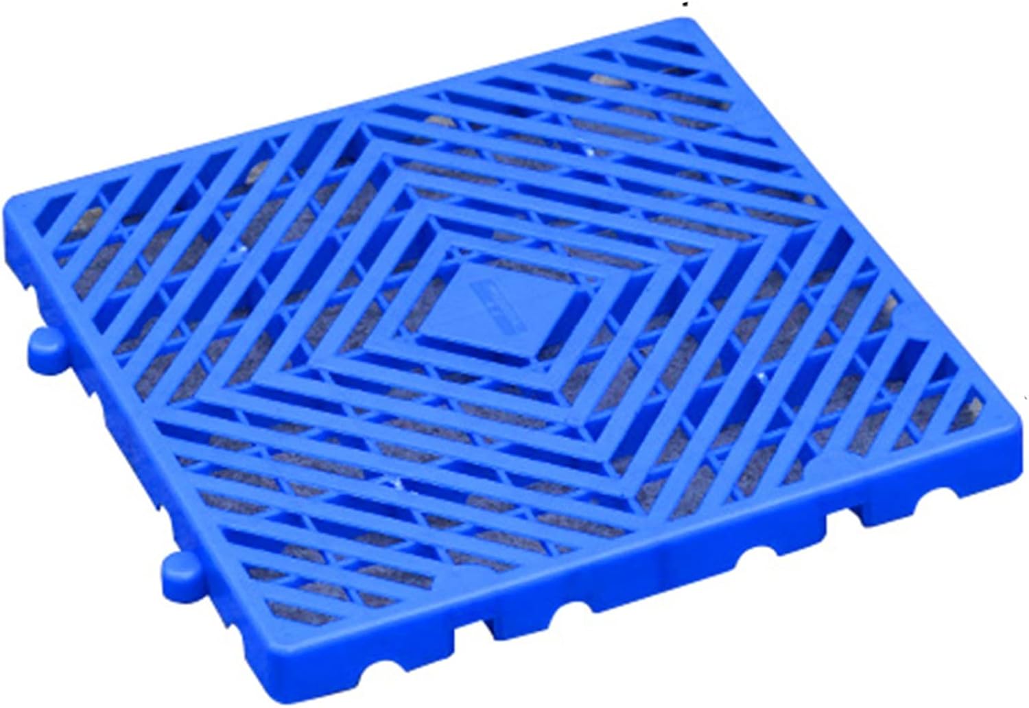 Plastic Pallets, Lightweight Plastic Pallets, Blue Polyethylene Pallet for Basement Supermarket Camping, Easy to Move(Blue-2pack)