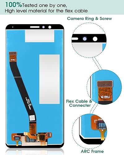Miniatura 6 de Reemplazo de pantalla para Huawei Mate SEHonor 7X BND-AL10 TL10 L21 -L22 L24 L34 Pantalla LCD de 5.93 pulgadas Panel digitalizador táctil Piezas