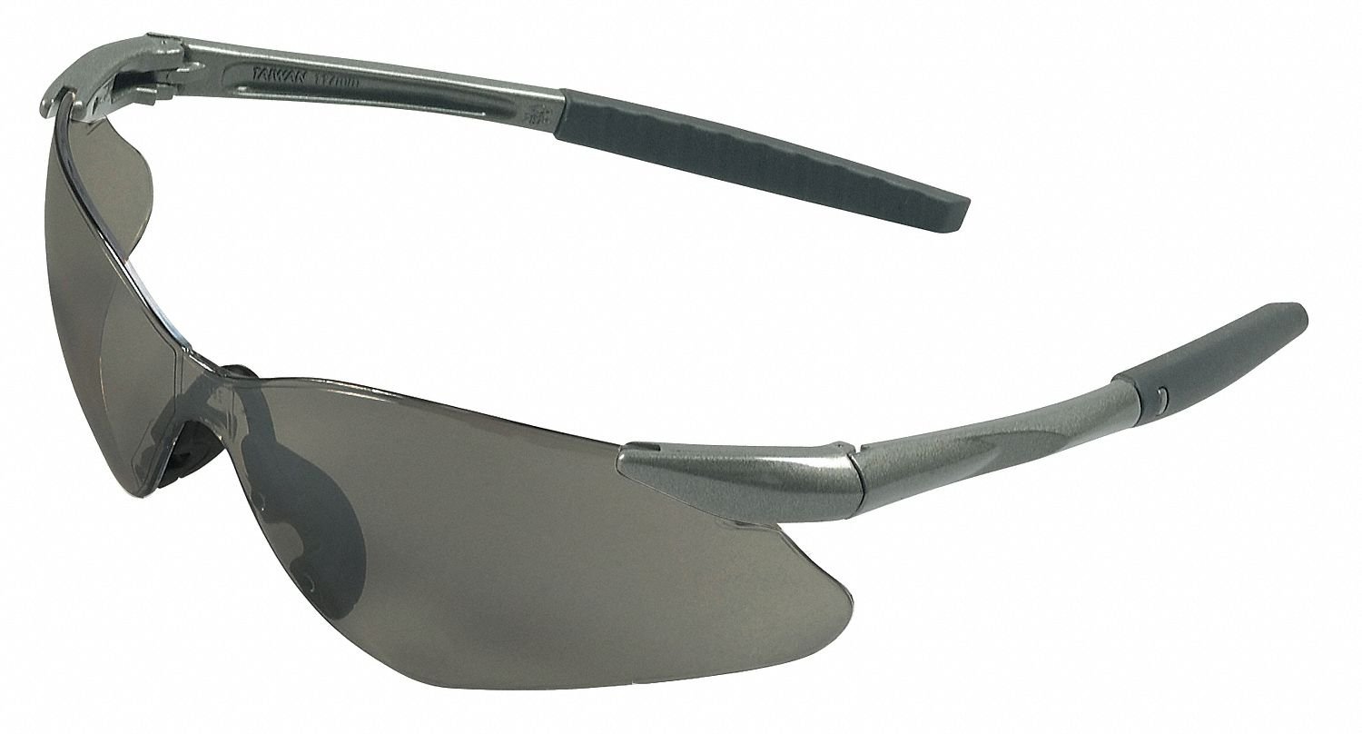 Jackson Safety 3013538 V30 Nemesis VL Safety Glasses Gun Metal Frame - Smoke Mirrored Lens(25704)