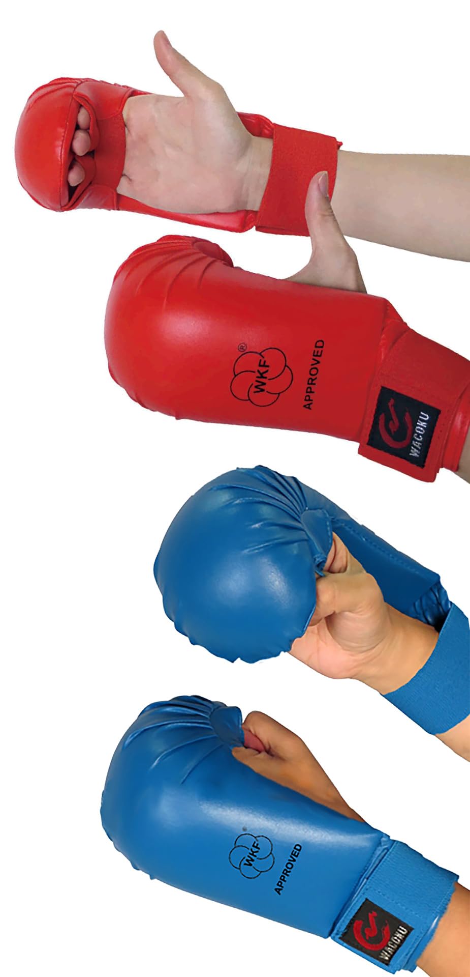 Wacoku WKF Wettbewerb zugelassen Karate Sparring Kampfhandschuhe