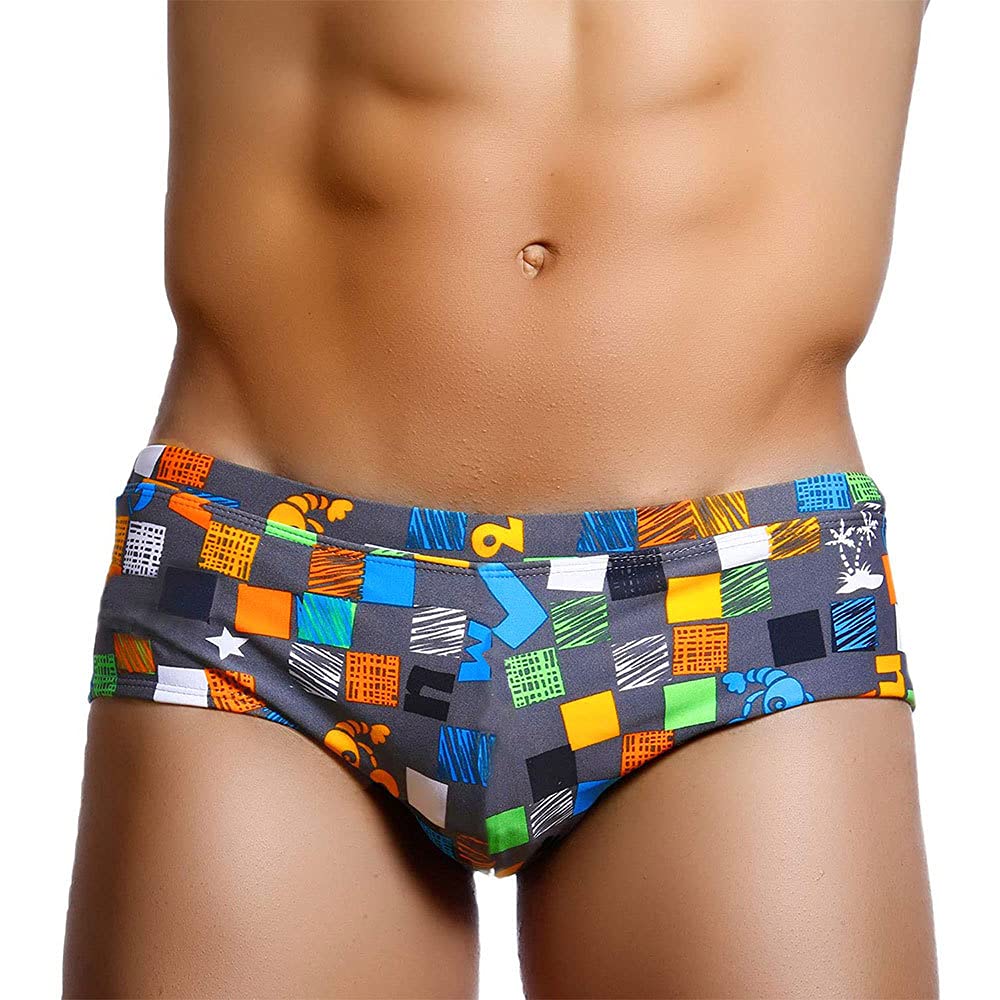 LikeJump Bañador de Natación Hombre Briefs Traje de Baño Secado Rápido para Playa Piscina